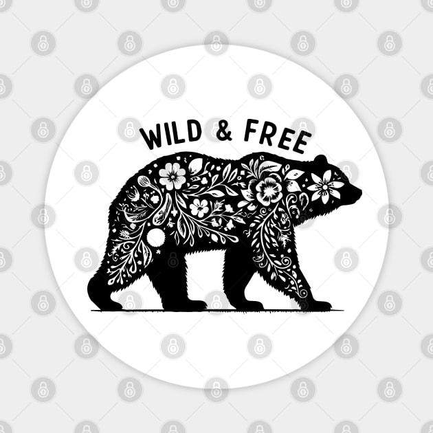 Wild and Free Mama Bear Magnet by Heartsake